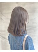 20代30代艶感ゆるふわ♪髪質改善カラーミルクティーベージュ