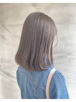 アッシュタカサキ(ash takasaki) 20代30代艶感ゆるふわ♪髪質改善カラーミルクティーベージュ