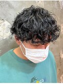 スパイラルパーマメンズパーマショートヘアメンズカット