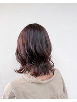 トップヘアー 玉島店(TOP HAIR)&nbsp;肩下ボブレイヤー×ピンクラベンダー