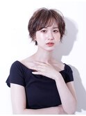 大人かわいい小顔美髪こなれショート0801