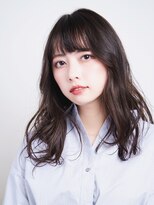 ユニックス モザイクモール港北店(UNIX)&nbsp;【UNIX港北】透明感カールロング#シースルーバング