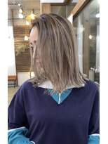 フランク(Frank)&nbsp;【frankマツミネ】ブリーチベースにローライト