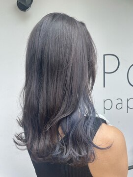 アールイーノウン 阿倍野区昭和町店(re; nown) 大人可愛い20代30代40代インナーカラー小顔ウルフレイヤーボブ