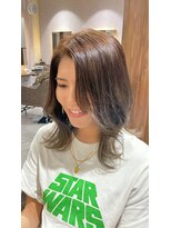ティーリング(T ring)&nbsp;Tring藤田♪縮毛矯正に負けない透明感カラー