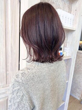 キャアリー(Caary) 福山Caaryイルミナカラールビーレッド赤みブラウンくびれミディ