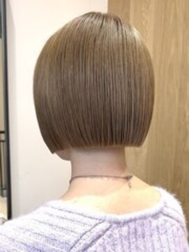 ラフ 立川(Laff) ショートボブ×ショコラアッシュ【束感/ヘルシースタイル/立川】