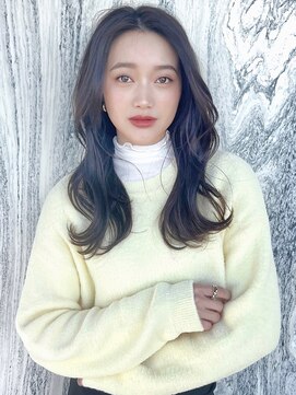 エレノア 渋谷公園通り店(Eleanor) ロングレイヤーカット　ショコラグレージュカラー