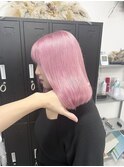 ピンクカラー/ケアブリーチ/ダブルカラー/髪質改善/西葛西
