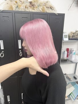 ピンクカラー/ケアブリーチ/ダブルカラー/髪質改善/西葛西