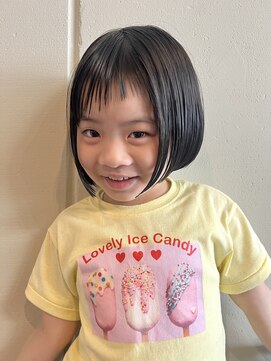 ルーツ ヘア デザイン(roots hair design) 西区新町美容室★roots★キッズカットボブ