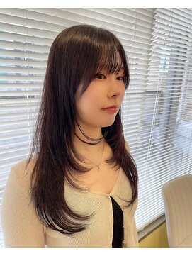 アリスバイブランニューリブ 難波店(ALICE by Brandnew×LIV) 韓国ヘア/ナチュラルレイヤーカット/透明感グレージュ 難波