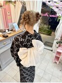 着物ヘア＊大人かわいいヘアアレンジ20代30代40代☆【Pink】