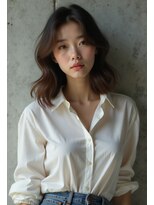 モードケイズ 調布店(MODE K's)&nbsp;韓国くびれヘア_ワイドバング外ハネボブ美髪のススメ調布