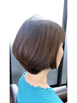 松本平太郎美容室 大宮店 イノアカラー×グラデーションボブ/30代40代50代60代