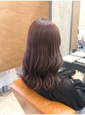 【ブリーチ無しダブルカラー】ピンクアッシュ/10代20代30代