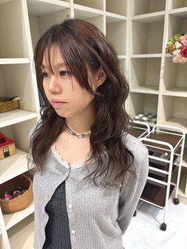 ワークスヘアー(WORKS HAIR) 韓国式パーマ クルムパーマ コテ巻きパーマ