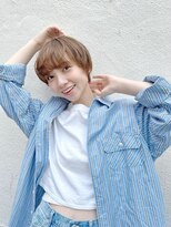 ミエル ヘア 新宿(miel hair) 大人可愛い20代30代 丸みショート【新宿】