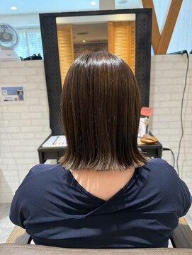 シータ 坂戸北口店(THETA) ベルボブ×グレージュ