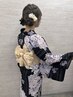 ヘアセット＋浴衣着付け￥7700→6600
