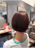 アディクシーカラー×Aujua コンパクトボブ【蒲田AIR牧】