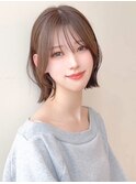 ナチュラルボブ×大人ショートボブ×前髪あり 20代30代40代50代