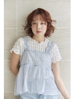 アトラ ハッピーヘアライフ 昭和町店(attra happyhairlife)&nbsp;ミディアムパーマ/コテ巻風パーマ/くせ毛風パーマ/大人ボブ