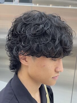 フィフス 渋谷(fifth) 渋谷波巻きツイストスパイラルシャドウルーズパーマツーブロック