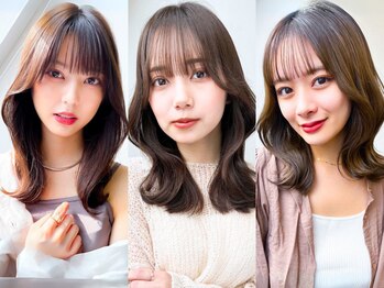 クオール(Quol)の写真/【韓国ヘア/レイヤーカット/前髪カット】顔周りカットで結んでも可愛い*大人のトレンドヘアをご提案