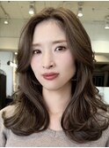 髪質改善パーマ透明感カラーダブルカラーブリーチ