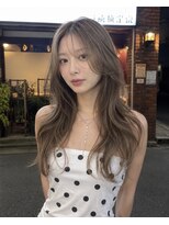 ベル ザ シック(BEL THE CHIC)&nbsp;レイヤーカット×ヘーゼルグレージュ
