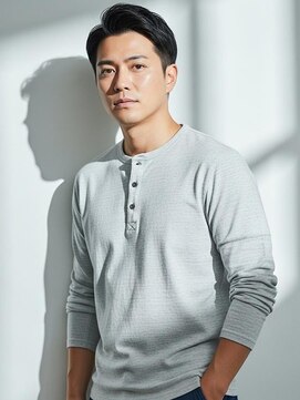 エムエイチザバーバー 本町(MH THE BARBER) ナチュラルアップバング【北浜・堺筋本町・淀屋橋】