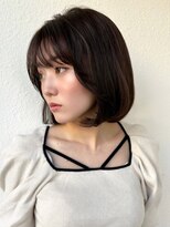 カバーヘア ブリス 志木南口駅前店(COVER HAIR bliss)&nbsp;ふんわりショートボブ/顔周りレイヤー/切りっぱなし小顔p志木