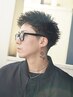 メンズカット+スタイリングレクチャー ¥5000~