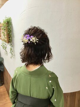 サロンド クラフト(salon de craft) 【卒業式】袴お着付け&ハーフアップアレンジ