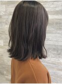 【Rio】切りっぱなしセミディ×シースルーミント