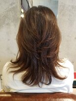 ヘアサロン レゴリス(hair salon REGOLITH) 『 レイヤーミディアム☆　ふんわり質感仕上げ 』