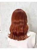 アプリコットオレンジ × 髪質改善