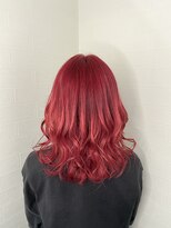 ユートピア(U topia)&nbsp;#ブリーチ1回で作る　#韓国風カラー　#カーディナルレッド