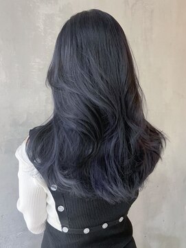 アイティー バイ アルバム 浦和店(IT by ALBUM) ブルーラベンダーレイヤーカット_ホワイトグレージュ_ba380351