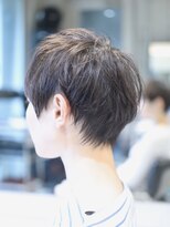 ヘア デザイン リスク(HAIR DESIGN RISK) 【RISK 高橋勇太】黒髪でシルエットが完璧な束感ベリーショート