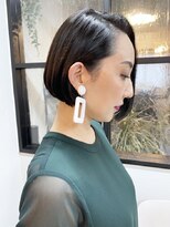 ニット 銀座(knit)&nbsp;《knit銀座 佐野元気》黒髪20代30代40代前下がりショートボブ