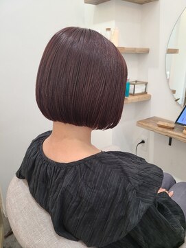 シア 新小岩店(SHEER) ミニボブ×レッドぶらう