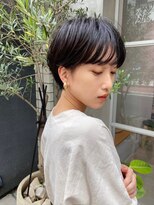 フィルムス 横浜(FILMS) ショートパーマデジタルパーマレイヤーカット前髪カット/横浜
