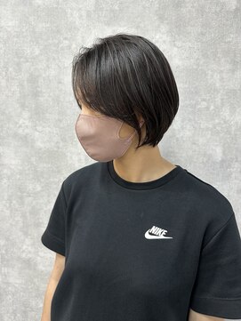 シールドヘアー 沖縄 新都心(C'LD Hair) 【 C’LD 】ショートボブ/丸みショート/小顔ショート/カット