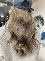 ニコフクオカヘアーメイク(NIKO Fukuoka Hair Make) 福岡天神/シークレットハイライト/透明感グレージュ/オリーブ