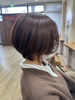 ヘア セフィール 八千代中央店(hair C'feel) 『Cfeel/藤田』【20代・30代・40代】大人丸みショート