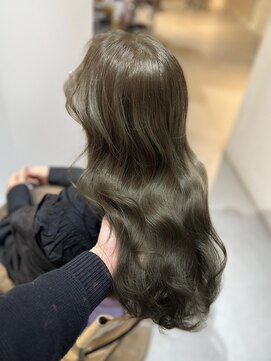 ロエ 恵比寿 代官山(ROE) オリーブベージュ マチルダボブインナーグレージュ前髪