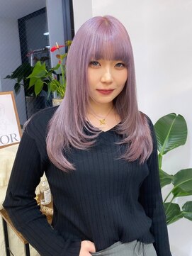 ワンズ ナゴヤ ヴィラ 名古屋栄(ONE's NAGOYA VILA) シアーカラー/カール/セミディ/姫カット[名古屋栄駅]