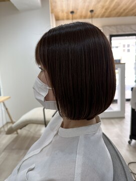 エメヘアデザイン ルイス(Aimer Hair Design Lewis) ボブ/弘前市/オイルカラー